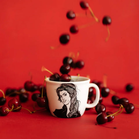 AMY, the muse, mug