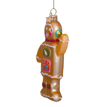 Christmas Gingerbread Robot Boy Ornament