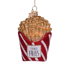 Christmas Glitter French Fries Ornament