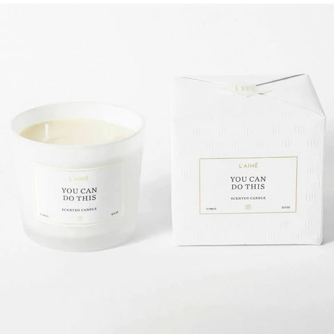 L'aime Scented Candles - You Can Do This - Wild Fig Scent - 350g