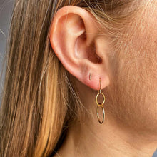 Gold Filled Double Circle Earrings by MoMuse