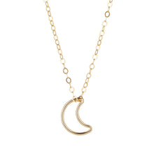 Gold Filled Moon Pendant by MoMuse
